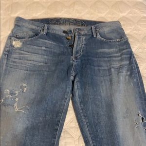 Goldsign Jeans w/front button up detail